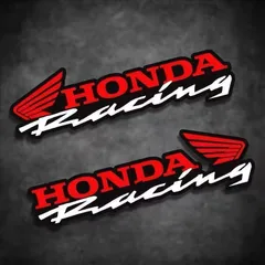 ★アウトレット★新品 MotoGP RACING TEAM HONDA RACING レーシング 12 x 3.5 cm x 2 反射 HRC ステッカー シール デカール シートのサムネイル