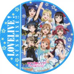 [중고] 머그컵·탕만 Aqours(D) 코스터 [세가 콜라보 카페 러브라이브! 시리즈 9th ANNIVERSARY! 제2탄] 음료 주문 특전