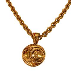【中古】CHANEL シャネル 94P ココマーク ビンテージ ネックレス 金 ゴールド A2401705 【無料ギフトラッピング承ります】