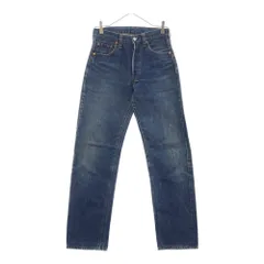 Levi's (リーバイス) 80s VINTAGE 501 スモールe 赤耳 ボタン裏刻印524 ボタンフライデニムパンツ インディゴ