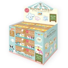 サンリオキャラクターズ シークレットマルシェステッカー 1BOX(12パック入）