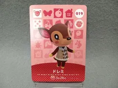 どうぶつの森　amiiboカード　019　ドレミ　第1弾