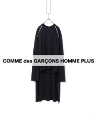 COMME des GARCONS HOMME PLUS　コムデギャルソンオムプリュス　ジップ2WAY変形カットソー