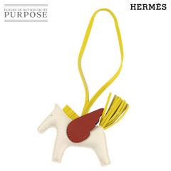 未使用 展示品 エルメス HERMES ロデオ ペガサス PM バッグ チャーム アニューミロ スイフト クレ ライム キュイーブル W刻印 90287358