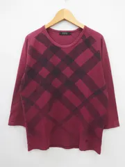 BURBERRY BLACK LABEL バーバリーブラックレーベル チェック 七分袖 Tシャツ　2