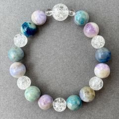 ハックマナイト×クラック水晶 ブレスレット