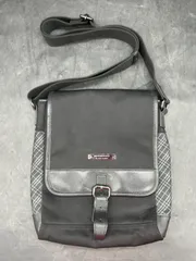 メ002 BURBERRY バーバリー ブラックレーベル メッセンジャーバッグ BK ファッション雑貨 ショルダーバッグ