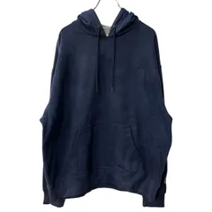 Champion ロゴスウェット パーカー XL ネイビー チャンピオン フーディー プルオーバー ワンポイントロゴ 古着卸 アメリカ仕入 a709-5718