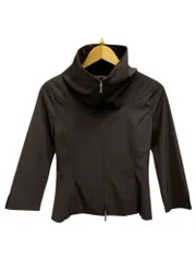 FOXEY NEWYORK (フォクシーニューヨーク) ジップアップジャケット ショート丈 ベロア 18272-AVAE13 40 ブラウン レディース/025