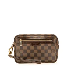 美品ルイヴィトンダミエ ポシェットビエマカオ クラッチバッグ145AA