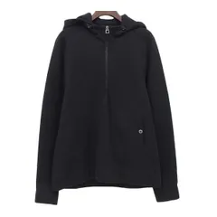 HERMES エルメス イタリア製フード付きジップパーカー ブラックL HERMES - 極美品 エルメス HERMES ニット セーター パーカー