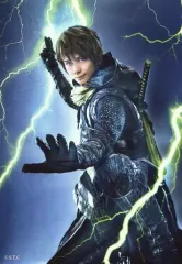 【中古】生写真(男性) 横井翔二郎(セシル丸)/膝上・衣装黒・左向き・雷・キャラクターショット/舞台「劇団シャイニング from うたの☆プリンスさまっ♪『天下無敵の忍び道』」ブロマイドセットA