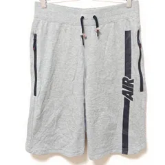 さまざまなスポーツシーンに◎【NIKE】 ナイキ スウェットハーフパンツ スエット ショート ジム トレーニング 筋トレ ランニング ウォーキング ルームウェア 部屋着 ストリート サッカー フットサル バスケ グレー メンズ M /M35717ji