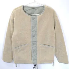 【未使用】TAION タイオン ミリタリー リバーシブル クルーネック ダウンジャケット M ダークセージグリーン ベージュ TAION-WR104BML レディース