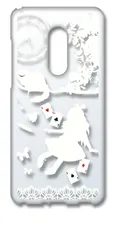 【新品未使用】 AQUOS zero2 SH-01M SHV47 アクオスゼロ2 クリア ハードケース (Alice in wonderland(ホワイト)) アリス トランプ 