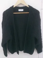◇ Simplicite シンプリシテェ 長袖 ニット カーディガン ブラック レディース  【中古】 【1205310010155】