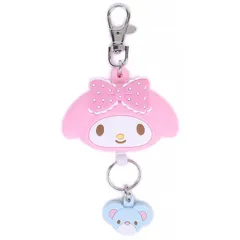 マイメロディ フェイス形リールキーホルダー サンリオ sanrio キャラクター