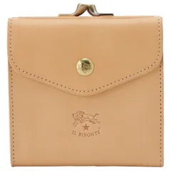イルビゾンテ 財布 IL BISONTE Natural がま口小銭入れ付 二つ折り財布 C0423P120 SMW011 PV0005 NA106B