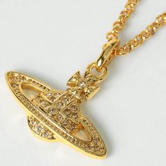 廃盤極美品 VivienneWestwood ゴールド/グラスホルダーネックレス