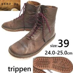 KAPITAL キャピタル レザー リンクルポパイブーツ ブラウン 28cm