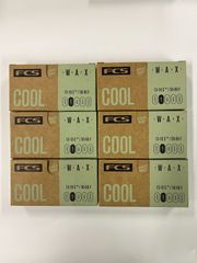 FCS サーフィン ワックス 【冬春用 COOL×6】