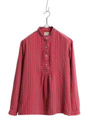 極美品】ヨシキヒシヌマ 長袖シャツ ブラウス 絞り加工 シワ加工