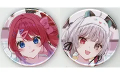 【中古】バッジ・ピンズ 石神のぞみ＆倉持めると 缶バッジセット 「バーチャルYouTuber にじさんじ のぞめるdiary」