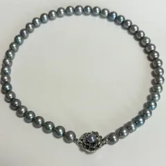 【送料無料】アコヤ/本真珠/パール/グレーパール/黒真珠/ブラックパール/シルバー/SV金具/ジュエリー/ペンダント/アクセサリー/0.8㎝/8㎜/冠婚葬祭/入学式/卒業式/レディース