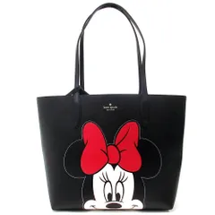 【新品 未使用】Kate spade ケイトスペード アウトレット トートバッグ ディズニー コラボ ミニーマウス リバーシブル トート ポーチ付き リバーシブルバッグ KG592 001