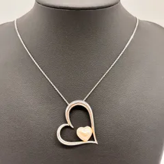 【ほぼ未使用】TASAKI 田崎 ハート マベパール SV タサキマーク ペンダントネックレス