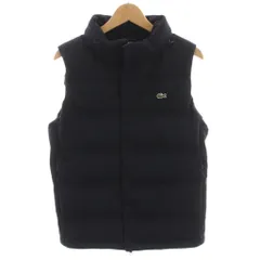 ラコステ LACOSTE ピケ ダウン ベスト 鹿の子 ジップアップ 48 ネイビー BH350EL /YMのサムネイル