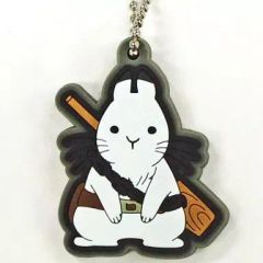 [중고] 키홀더 마스코트 (캐릭터) 아쿠코 [귀등의 냉철 고무 마스코트] 제2회 아사노 쿄지 원화전 상품