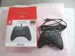 美品　HORI ホリパッド NSW-001　黒　ブラック　Nintendo Switch用　コントローラー　任天堂ライセンス商品