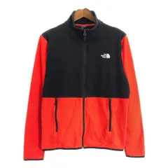 THE NORTH FACE ノースフェイス フリースジャケット アウトドア バイカラー レッド (メンズ M) 中古 古着 T0814