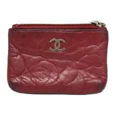 【レア】CHANEL シャネル 財布 アイコン レア 小銭入れ レッド系 レア】CHANEL シャネル 財布 アイコン レア 小銭入れ レッド系