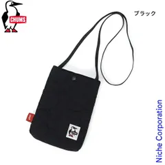 【新品】 チャムス ブービーステッチミニショルダーバッグ (CH60-3842) (K001 ブラック)