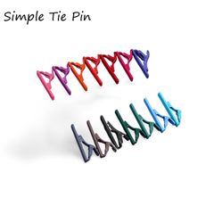 シンプル カラーネクタイピン マット パーティー 5色/全14色 タイピン プレゼント おしゃれ いまどき 位置 かわいい 付け方 結婚式 使い方 カフス セット ネクタイ ビジネス 就活 コスプレ 仕事
