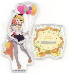 【中古】雑貨 鏡音リン 描き下ろしクリアスタンド 「タイトーくじ 初音ミク 39(ミク)の日 記念くじ」 D賞