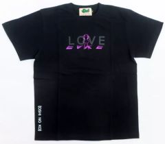 [중고] T 셔츠 Love & Fake T 셔츠 블랙 M 사이즈 [[추심의 아이] × HTML ZERO3]