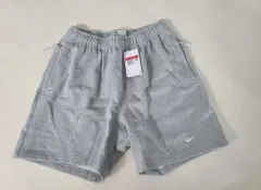 （ L ） Nike(ナイキ） ソロスウッシュ スウッシュ フレンチ テリー ショートパンツ ハーフパンツ グレー