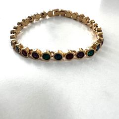 SWAROVSKI スワロフスキー ブレスレット マルチカラー ゴールド