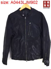 メンズメルローズ MENS MELROSE ゴートレザー シングルライダースジャケット メンズ  A0443LJM902のサムネイル