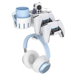 デスク整理に✨5in1 デスクオーガナイザー ホワイト 回転式ヘッドホンスタンド KDD 5 in 1デスクオーガナイザー — 回転式ヘッドホン （白） - メルカリ