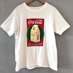 GU ジーユー Coca Cola コカコーラ Tee Tシャツ オフホワイト 白 メンズ XLサイズ