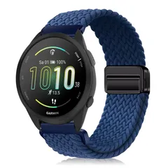 新品 [YealRed] バンド 20mm For Garmin Vivoactive 5/Venu Sq 2/Forerunner 165 Music 交換バンド 弾性ナイロン製 替えベルト 編組ストラップ 磁気バックル 換えバンド ベルト マグネットバンドのサムネイル