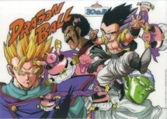 【中古】デスクマット ゴテンクス＆孫悟飯＆ピッコロ他 ビジュアルマット 「一番くじ THANK YOU!ドラゴンボール30th!!」 J賞