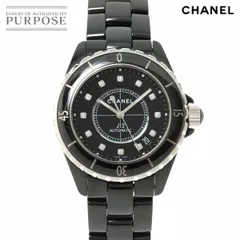 シャネル CHANEL J12 38mm H1626 メンズ 腕時計 12P ダイヤ ブラック セラミック デイト オートマ 自動巻き ウォッチ  90234788 - メルカリ