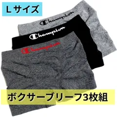 チャンピオン 成型 ボクサー ブリーフ 3枚組 Lサイズ