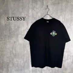 『STUSSY』 ステューシー (XL) SKULL CREST Tシャツ