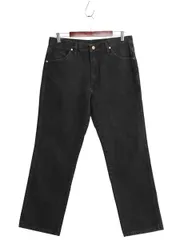 【お得なクーポン配布中!】 ラングラー ブラック デニム パンツ 実寸 33 29 / オールド 936WBK ジーンズ ストレート ジーパン ボトムス スリム フィット 細身 後染め
